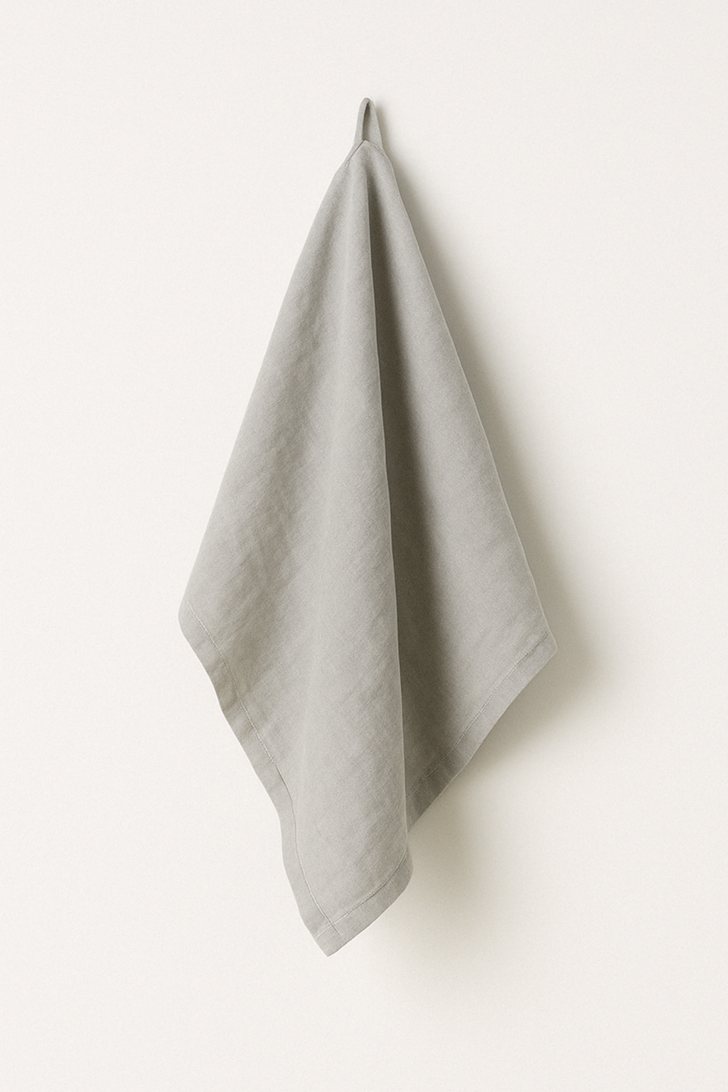 Küchentuch „Alva“ – 100 % Leinen in Hellgrau